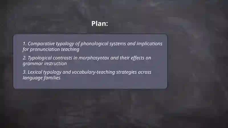 Comparative typology and Methodology of teaching foreign languages 2