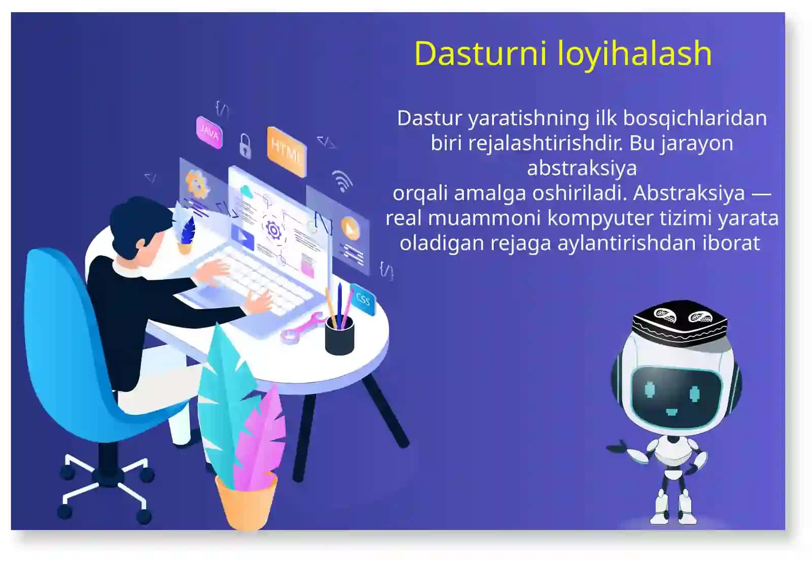 Dasturni sinovdan o‘tkazish va debaglash 2