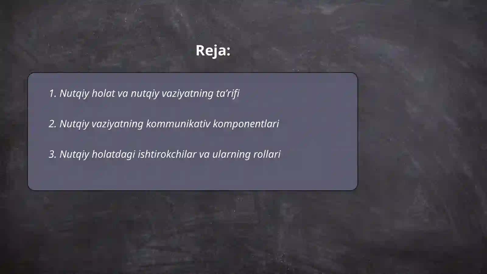 Nutqiy holat va nutqiy vaziyat 2