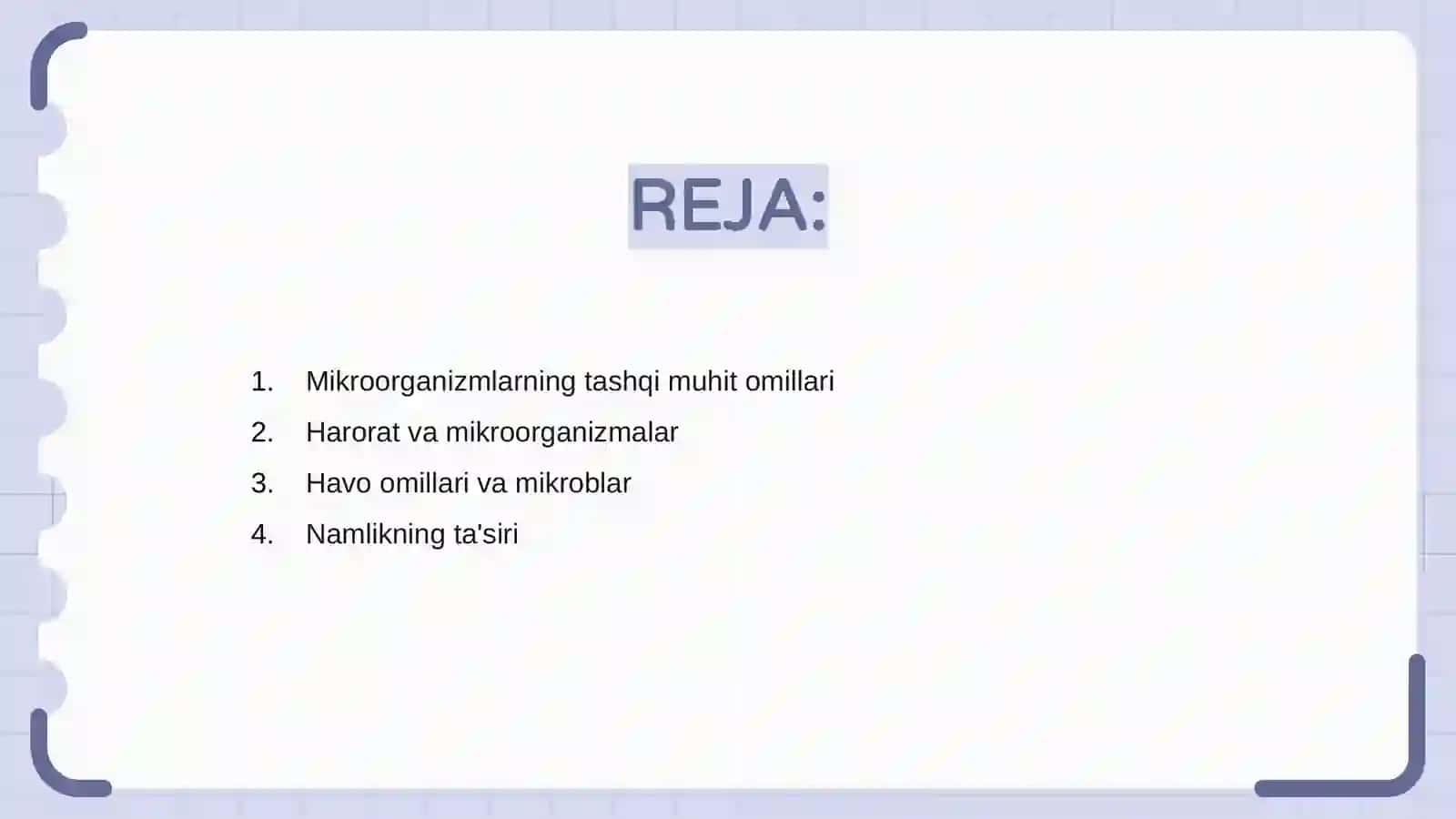 Mikroorganizmlarga tashqi muhit omillarining tasiri 2