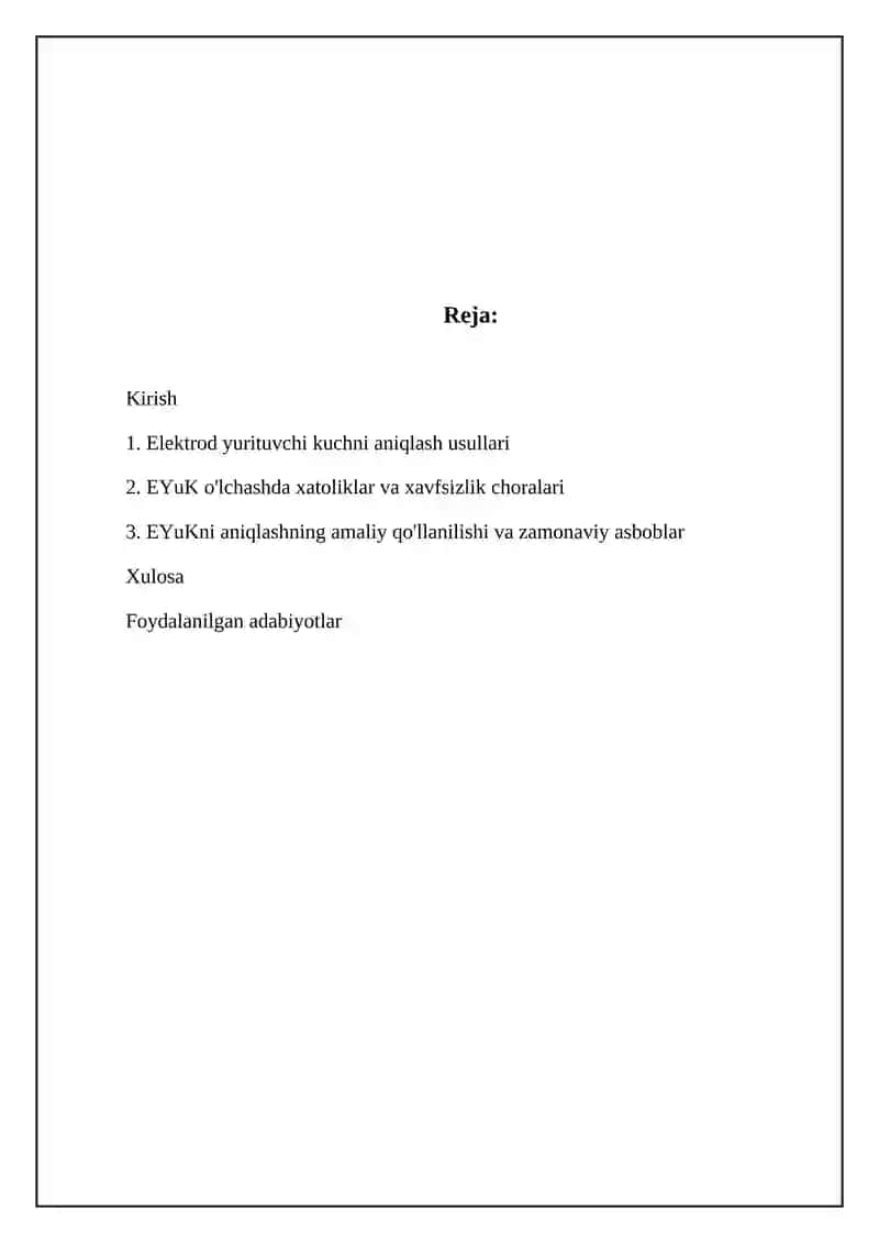 Elektrod yurituvchi kuchni aniqlash usullari 2