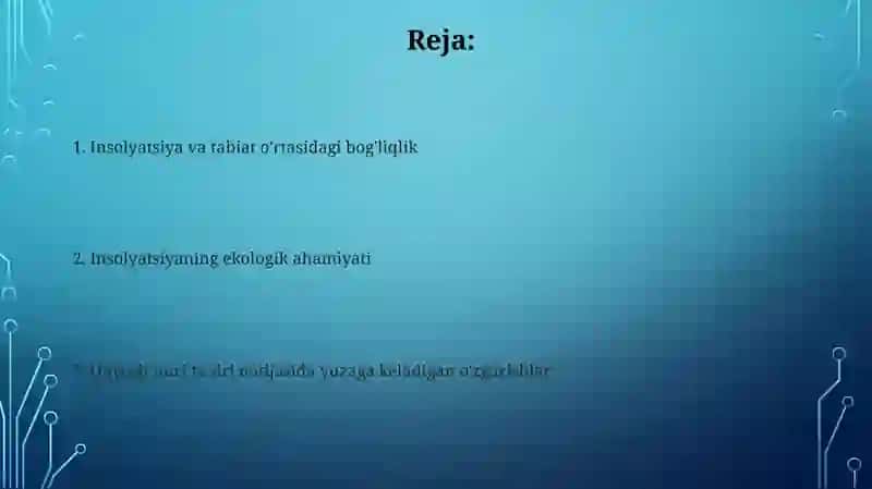 Insolyatsiya va tuproq shakllanishi 2