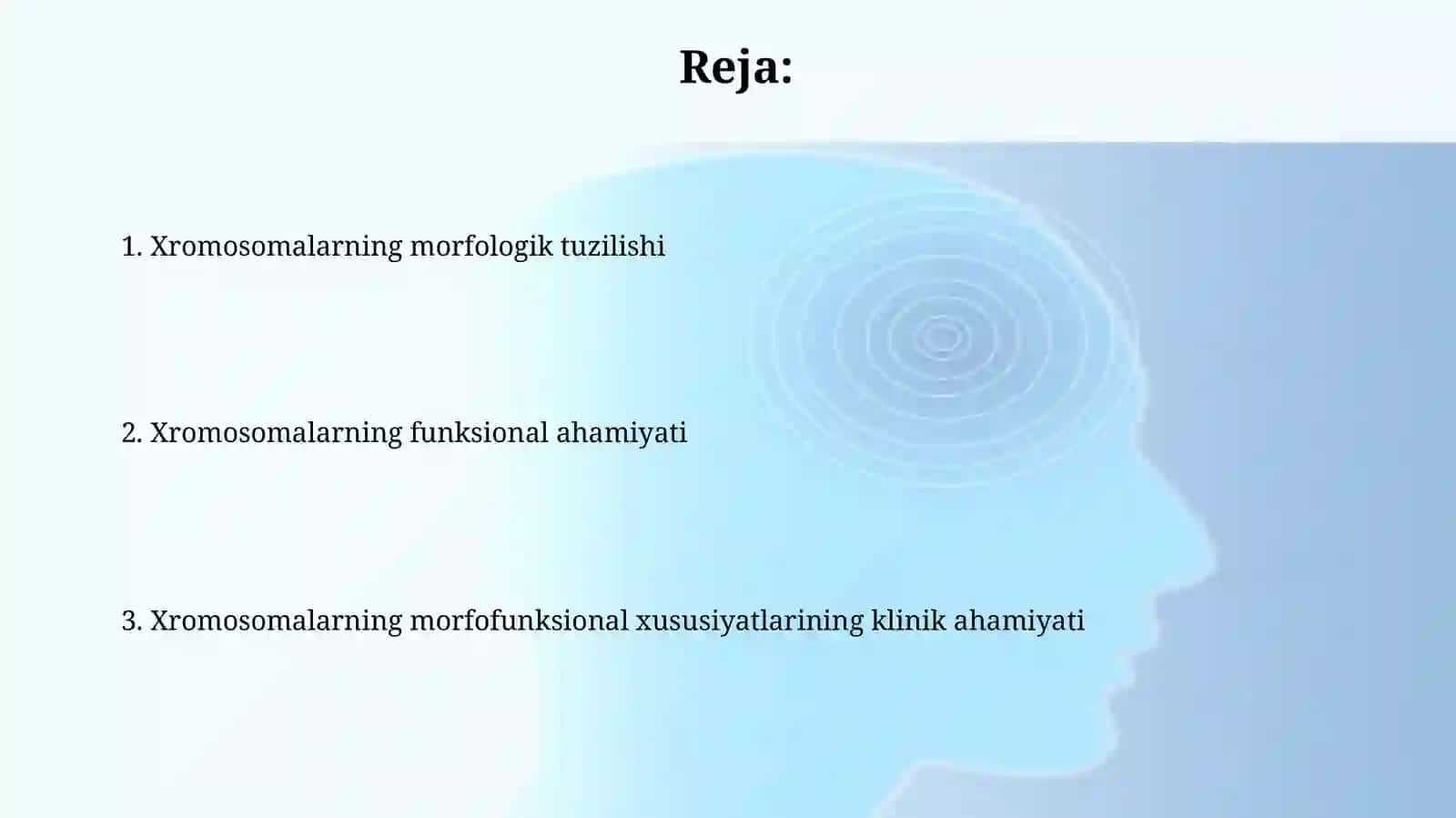 Odam xromosomalarining morfofunksional xususiyatlari 2