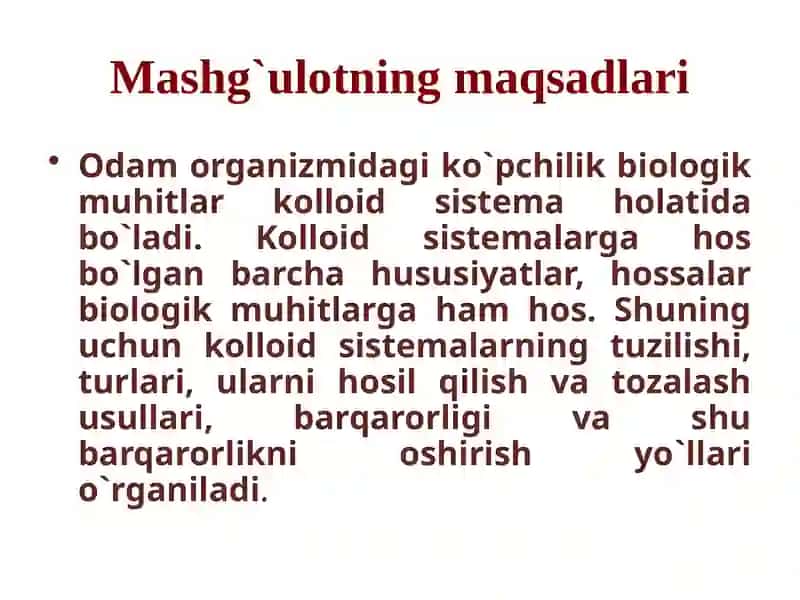 Kolloid Dispers Sistemalar 2