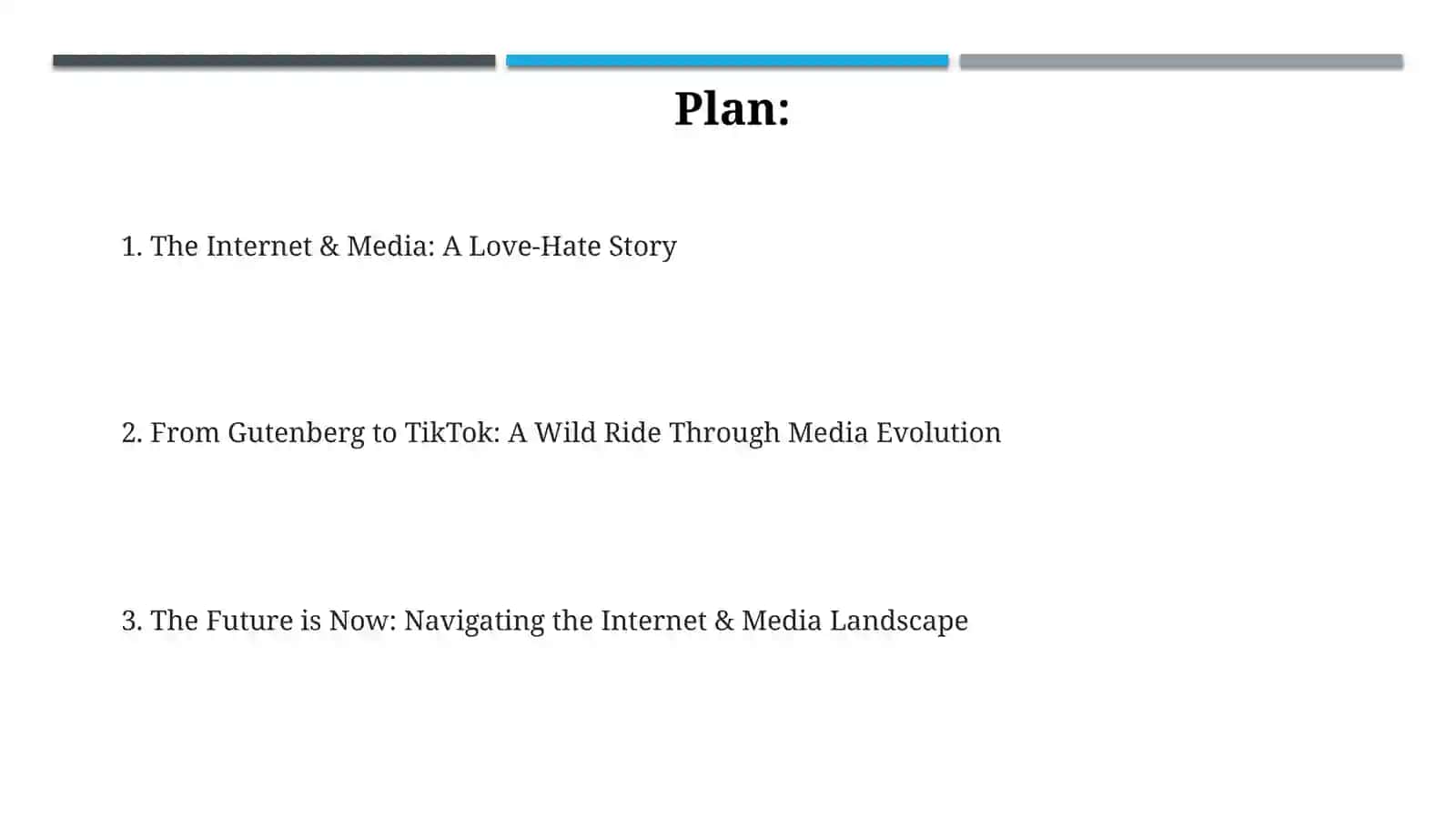 The Internet & Media: A Love-Hate Story 2