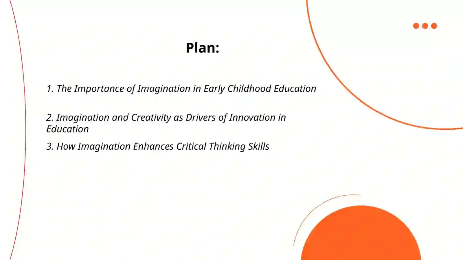The role of imagination in education 2