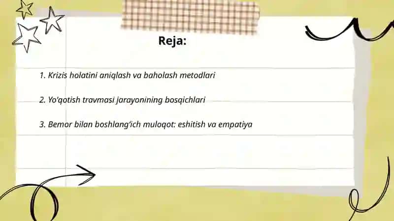 Krizis holatida bemorga maslahat berish 2