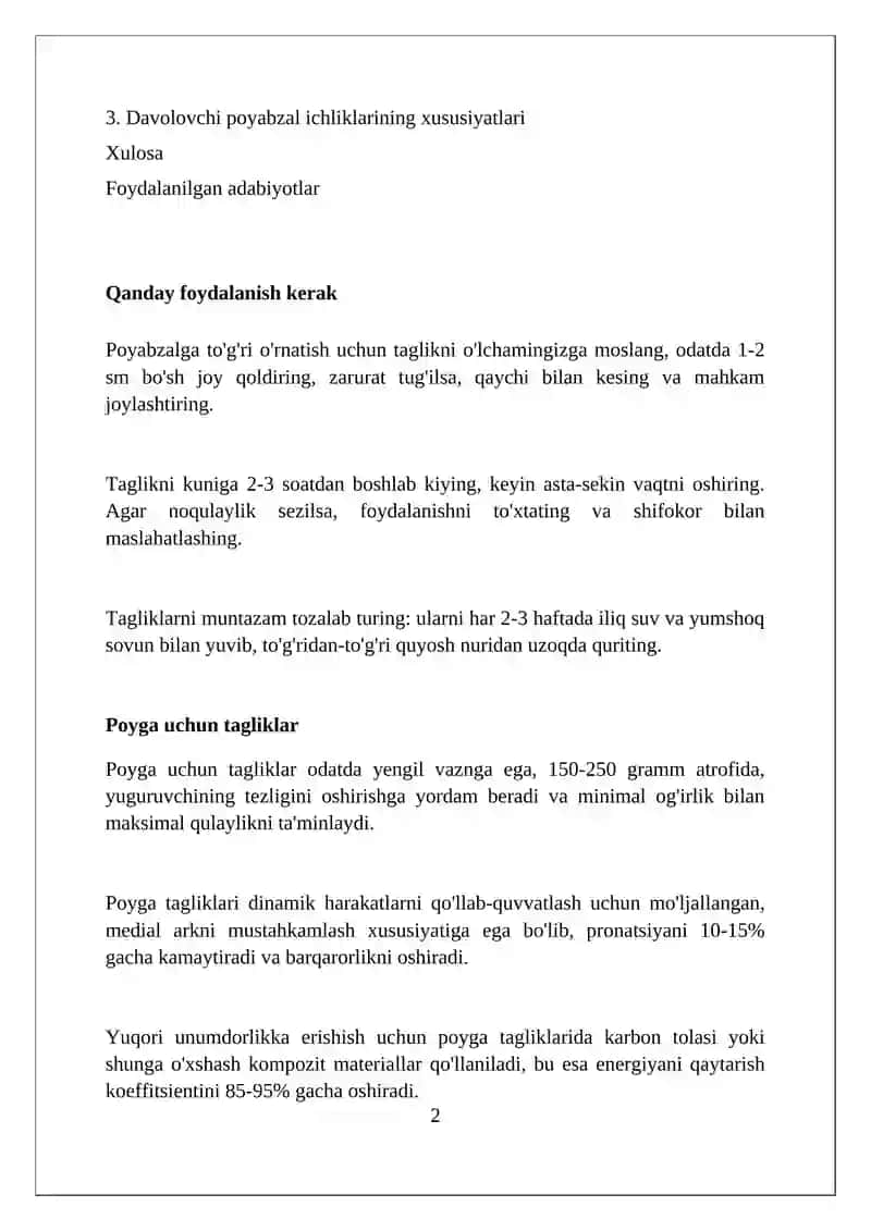 Davolovchi tagliklar, turlari, xususiyatlari 2