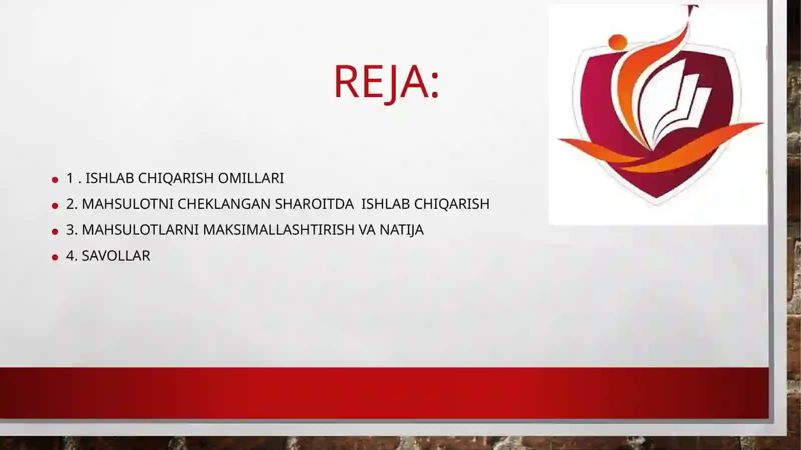 Ishlab chiqarish omillari 2