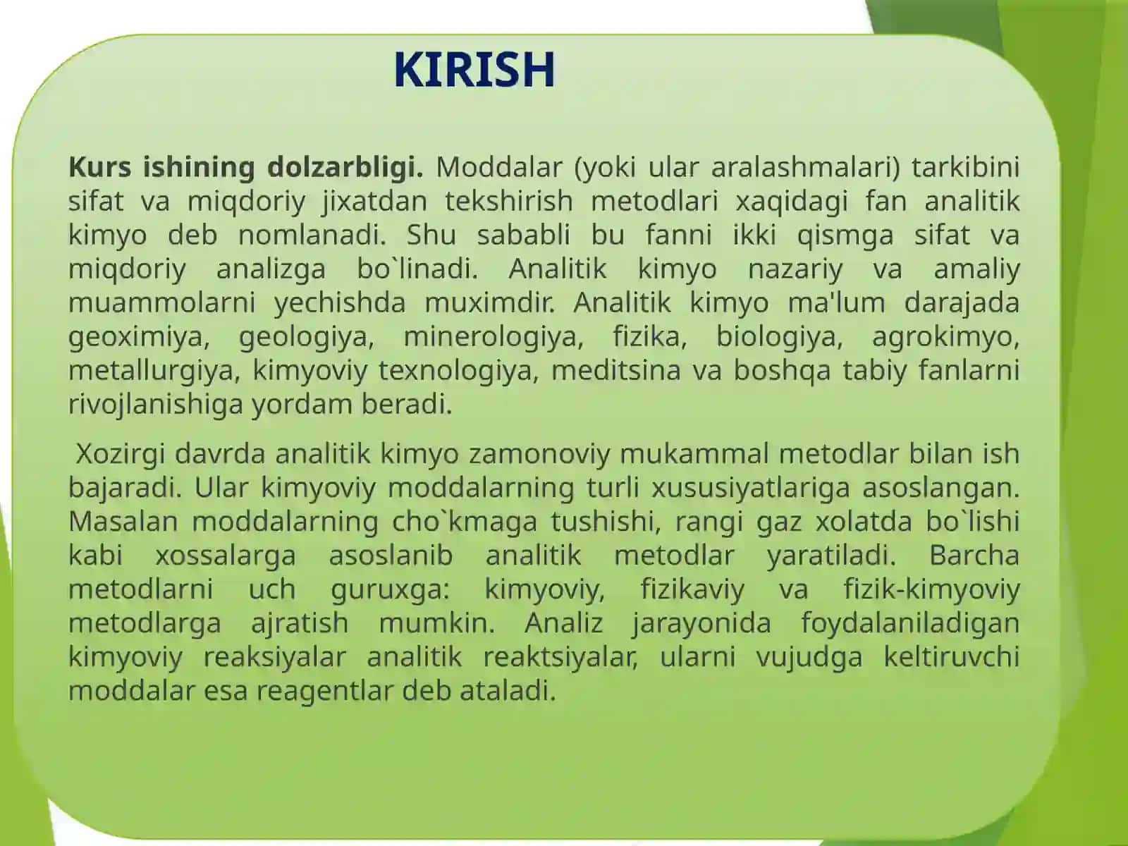SIMOBNING ANALITIK KIMYOSI 2