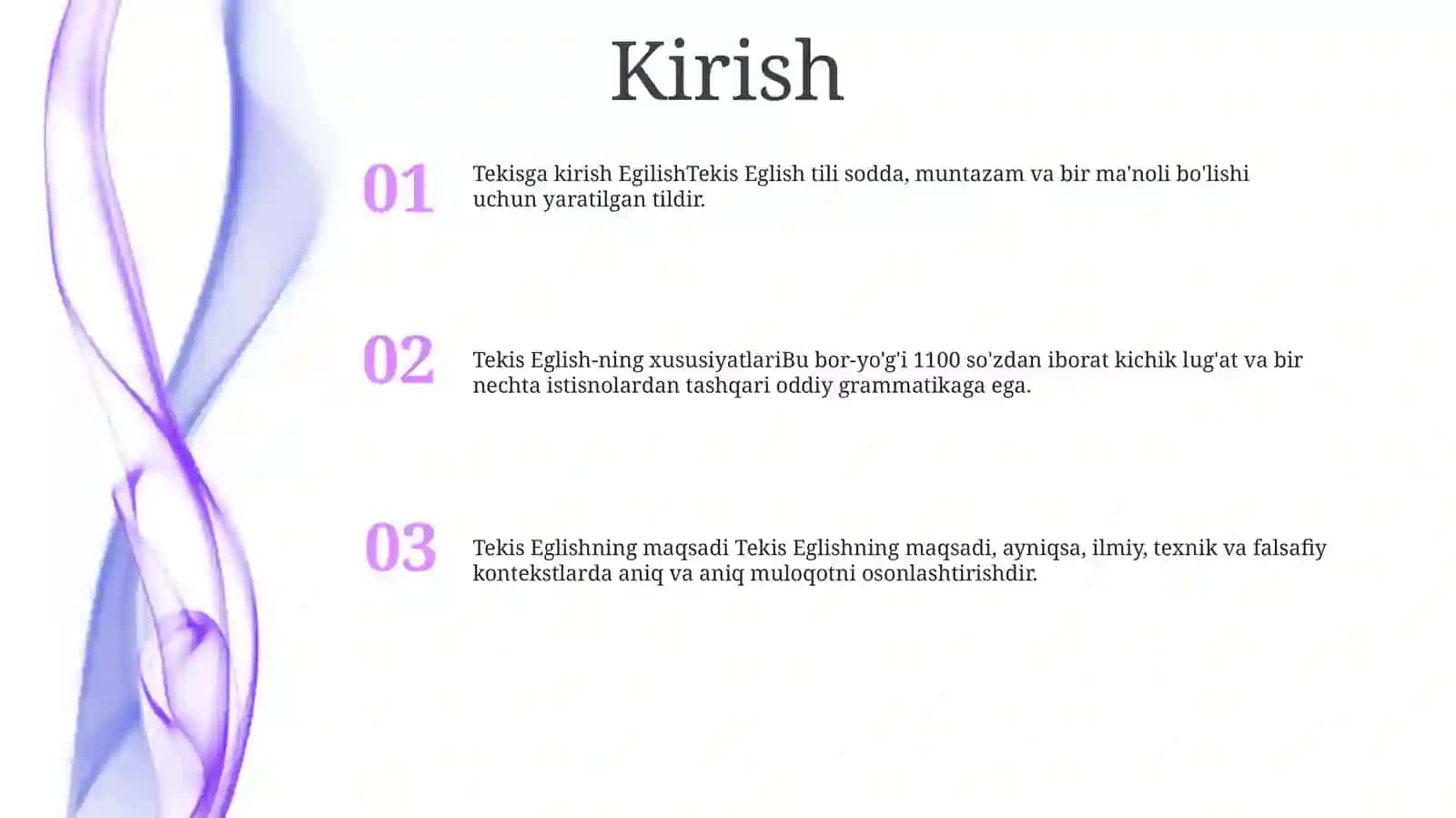 Tekis Egilish 2