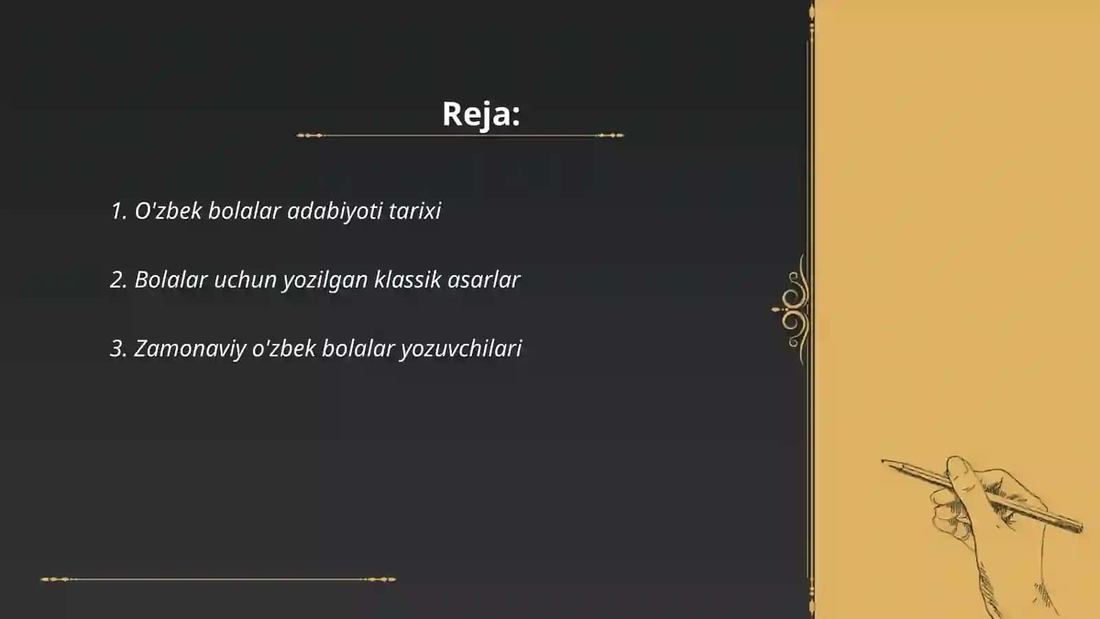 O'zbek bolalar adabiyoti 2