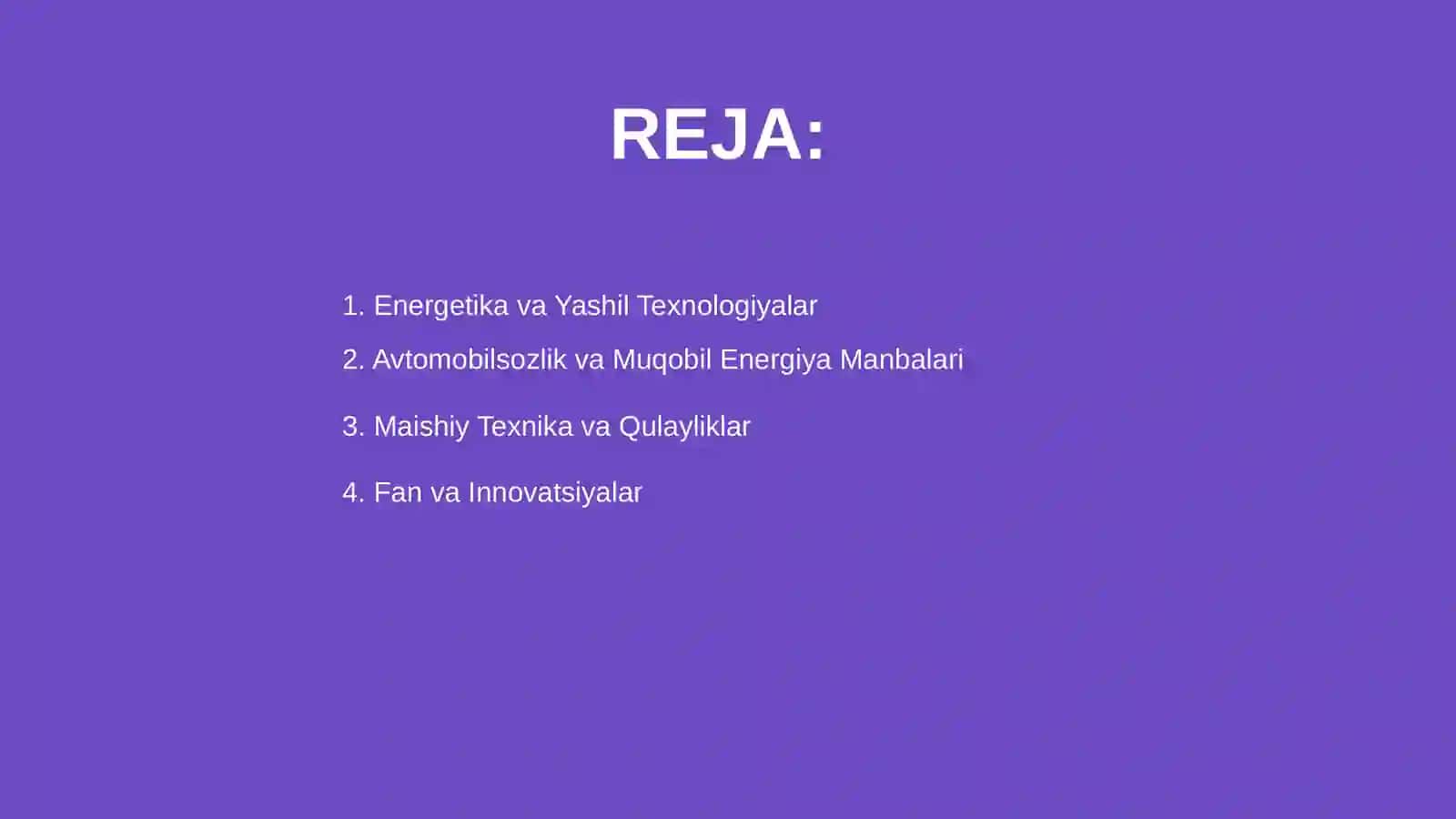Energetika va Yashil Texnologiyalar 2