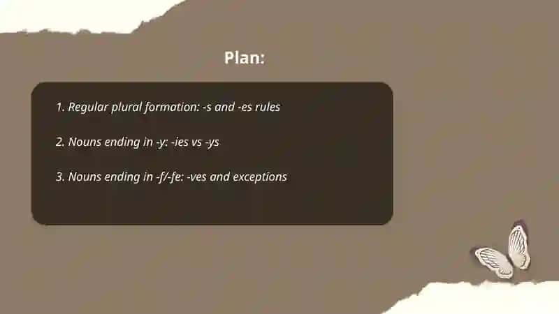 Plural forms and irregular plurals 2