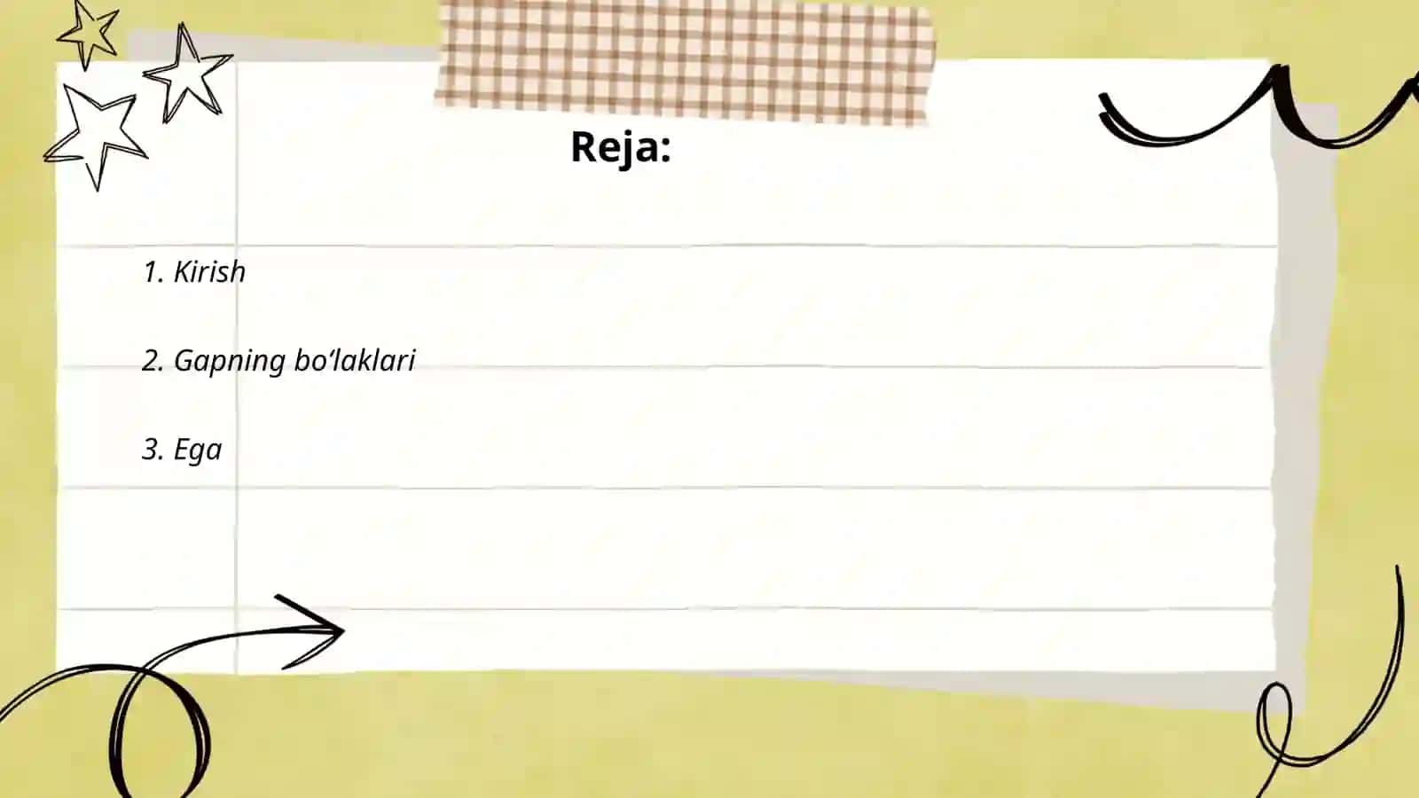 Sodda gapning tarkibiy qismlari 2