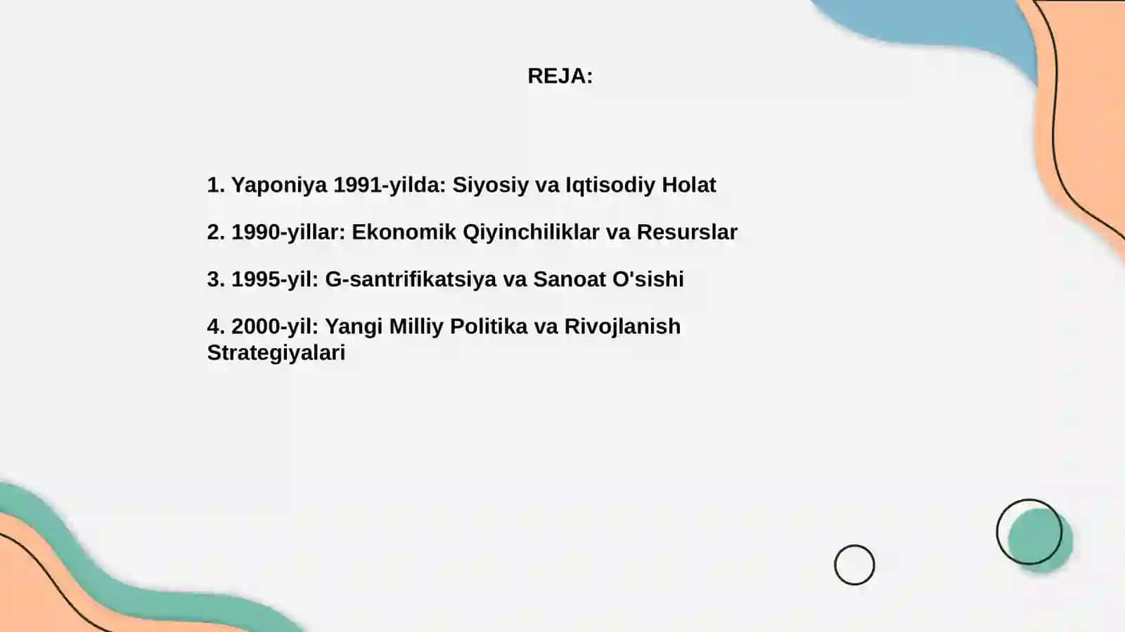 Yaponiya 1991-yilda: Siyosiy va Iqtisodiy Holat 2