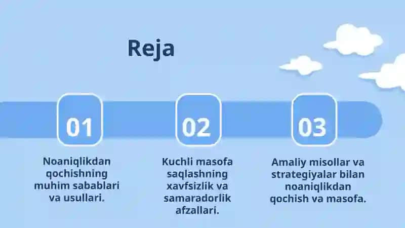 Noaniqlikdan Qochish va Kuchli Masofa 2
