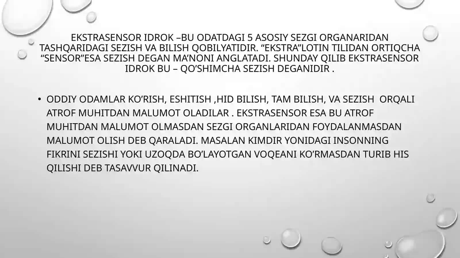 ekstrasensor idrok haqida tushuncha 2