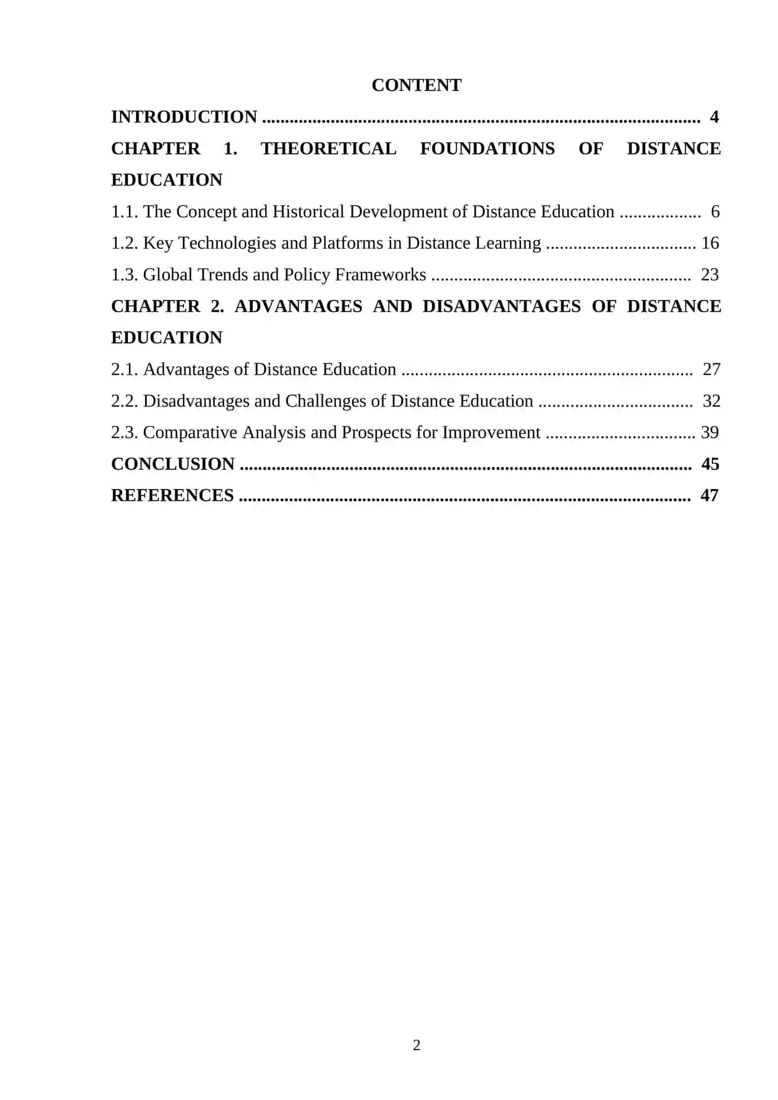 ADVANTAGES AND DISADVANTAGES OF DISTANCE EDUCATION 2