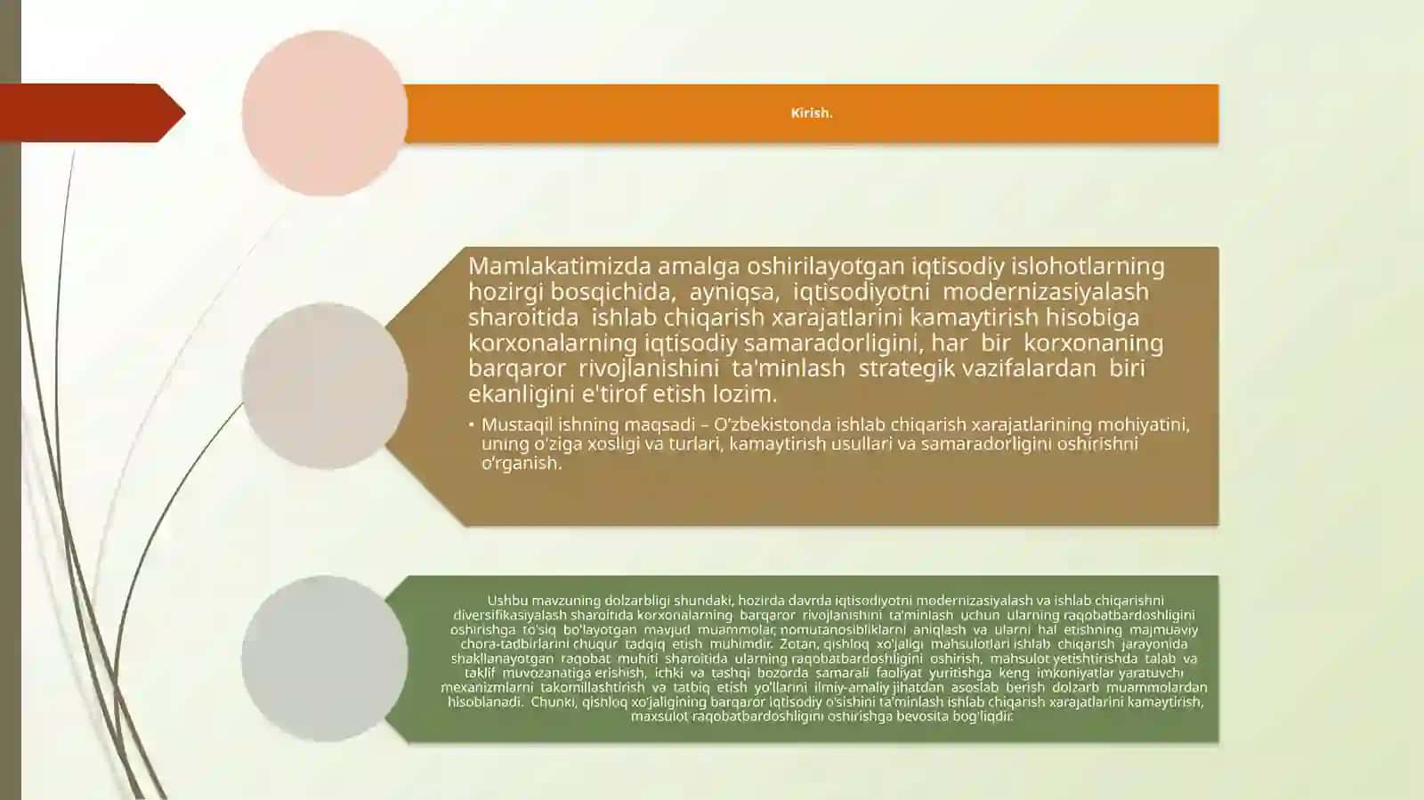 Xarajatlar tushunchasi 2