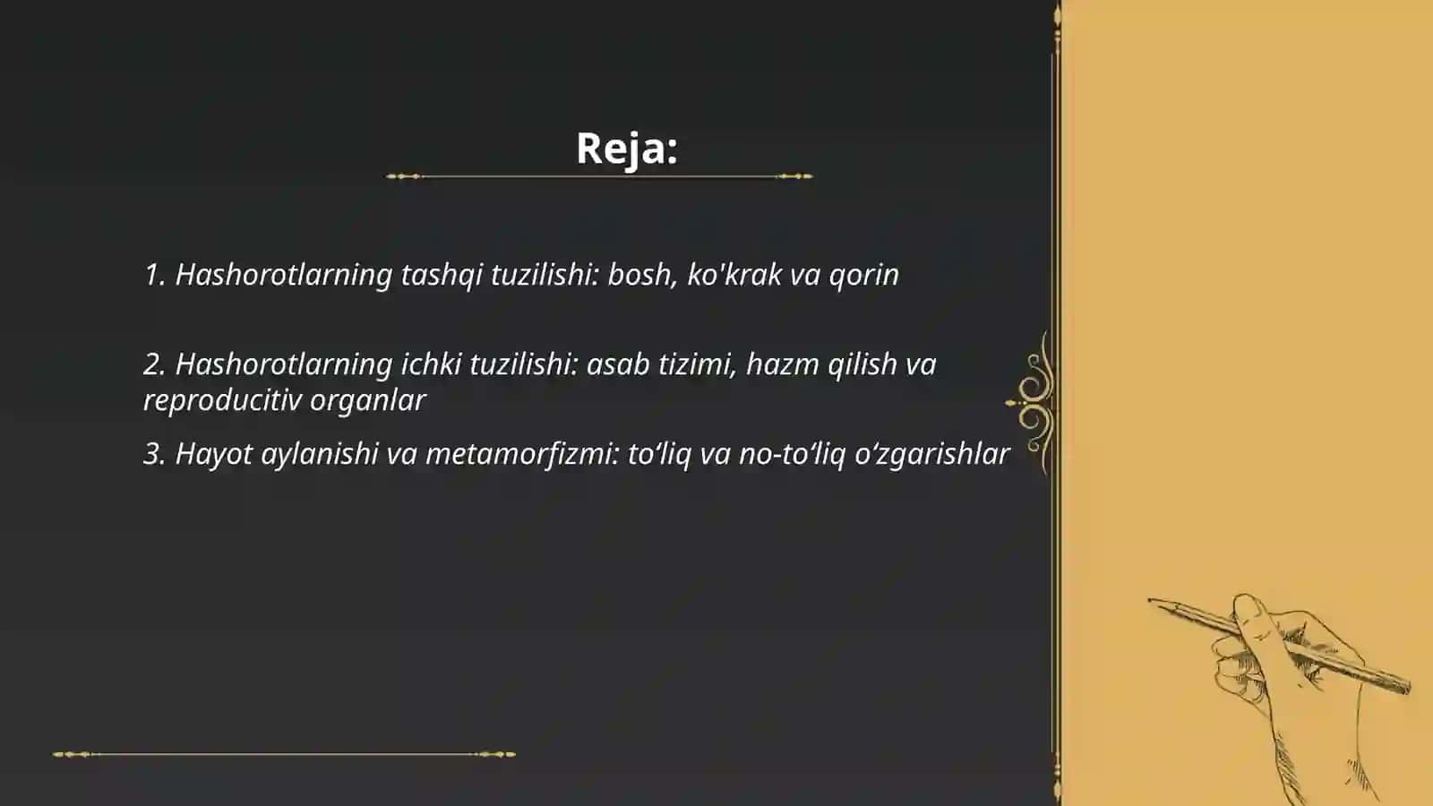 Hashorotlar sinfi 2