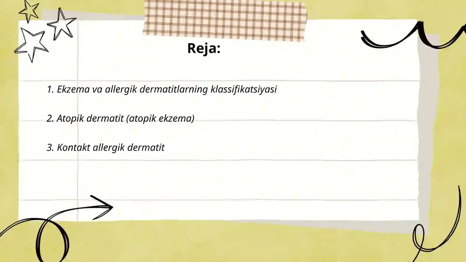 Ekzema va allergik dermatitlar 2