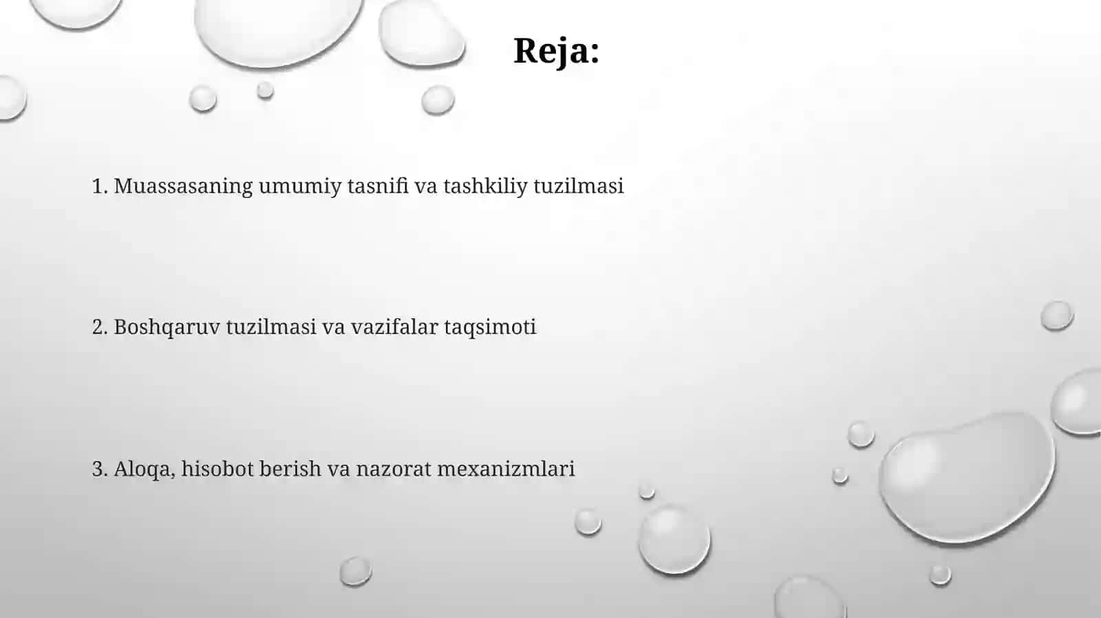 Muassasaning umumiy tasnifi va tashkiliy tuzilmasi 2