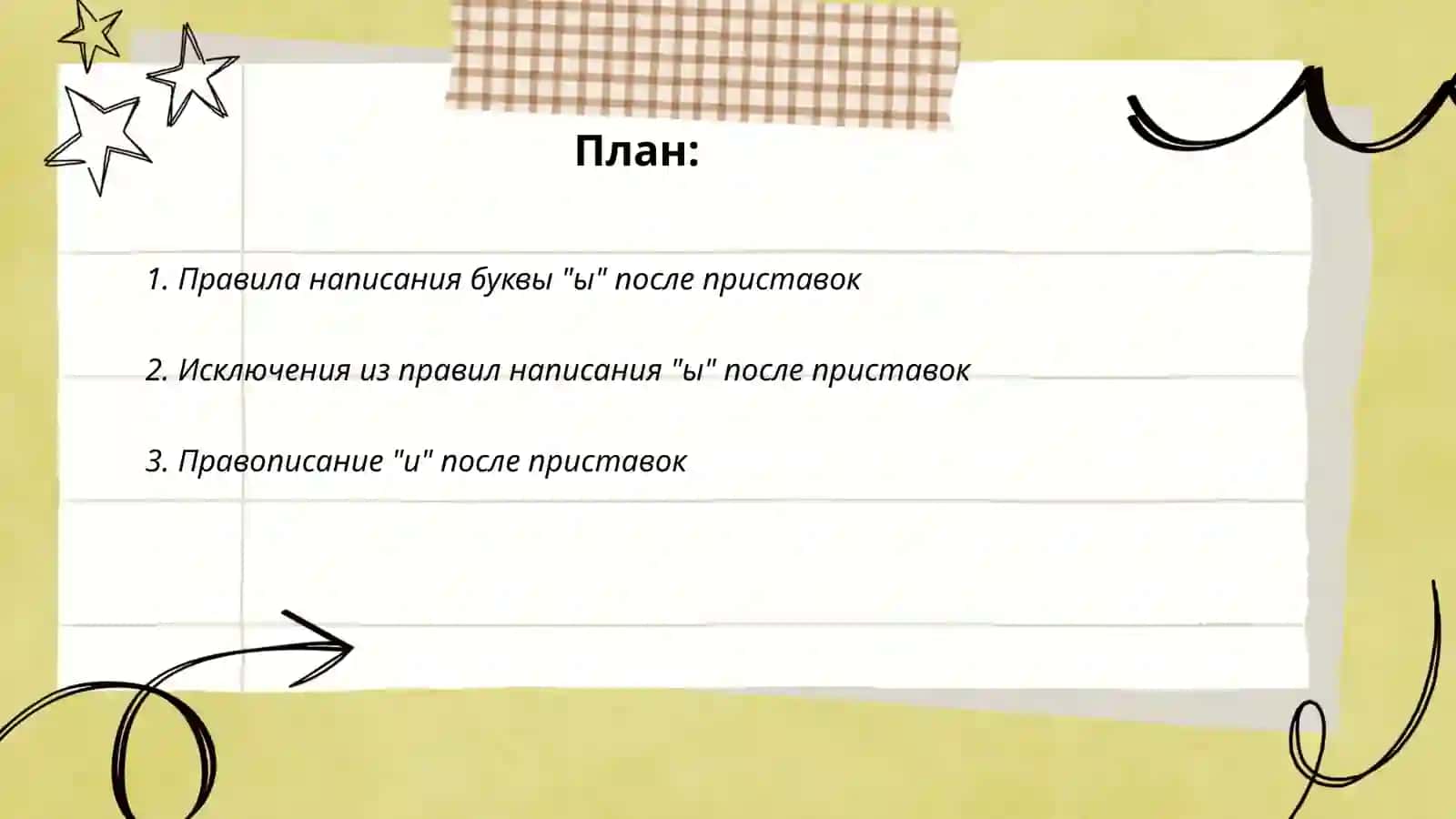 Гласные ы, и в корне после приставок 2