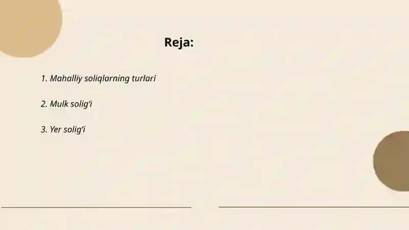 Mahalliy soliqlar va yigʻimlar 2