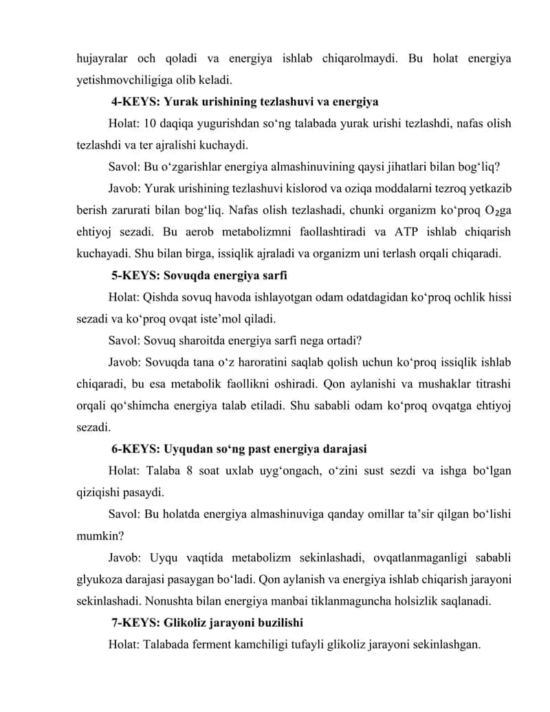 Sportchi organizmida energiya manbalari 2
