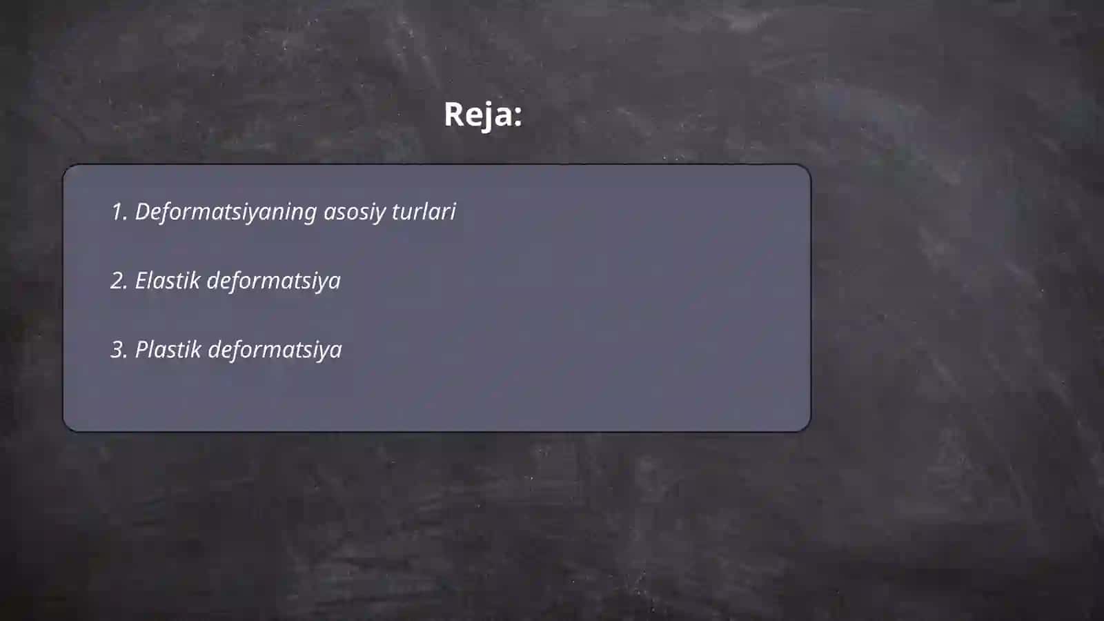 Deformatsiya va uning turlari 2