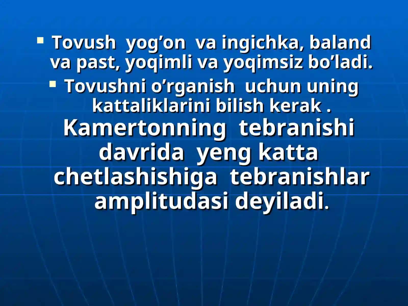 Tovush kattakliklari 2