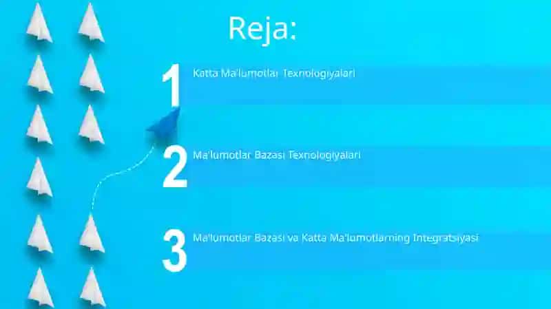 Katta Ma'lumotlar Texnologiyalari 2
