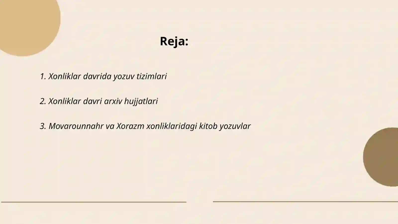 Xonliklar davri yozuvlar tarixi 2