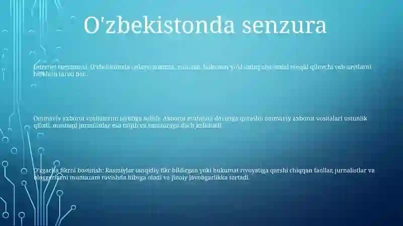 O'zbekistondagi Axborot Haqidagi Siyosiy Qarashlar 2