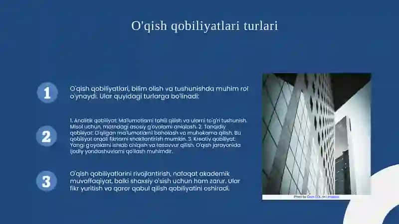O'qish qobiliyatlarining turlari va ahamiyati 2