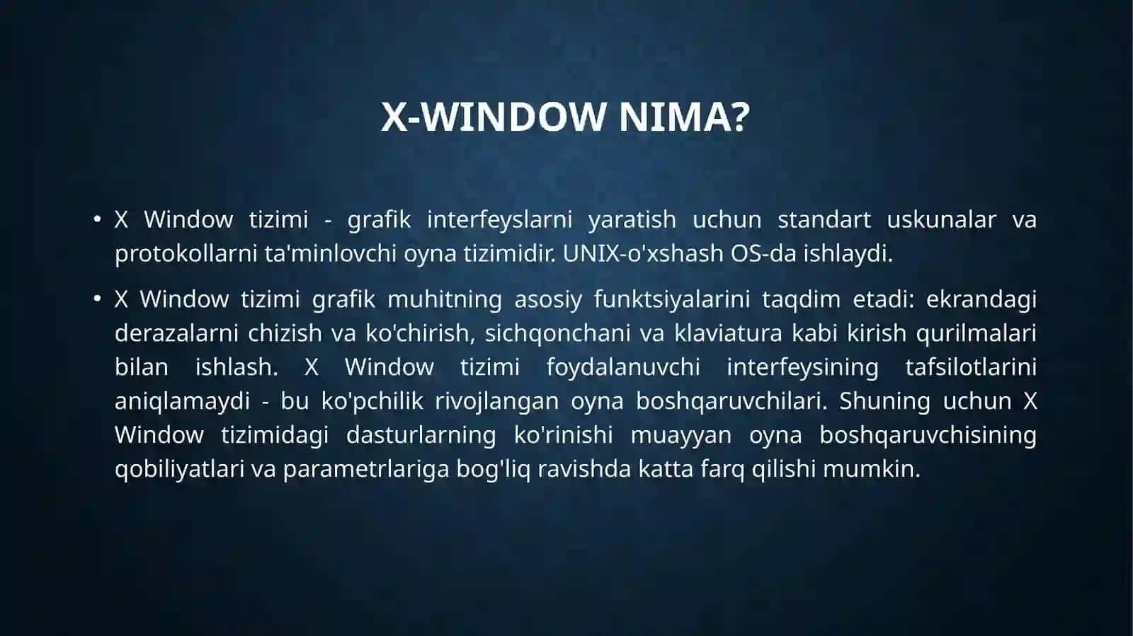 X-Window 2