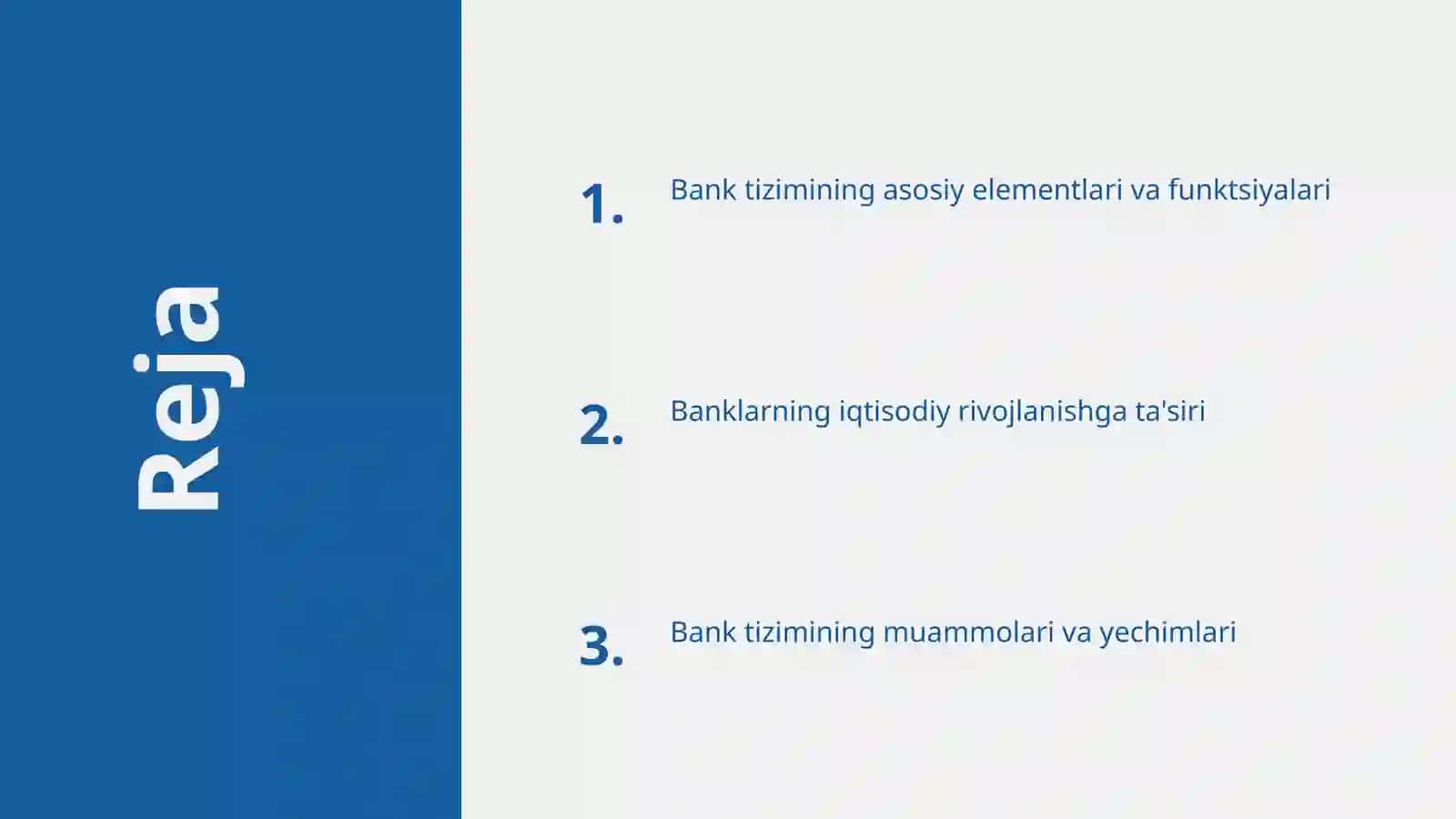 Rivojlangan mamlakatlar bank tizimi 2