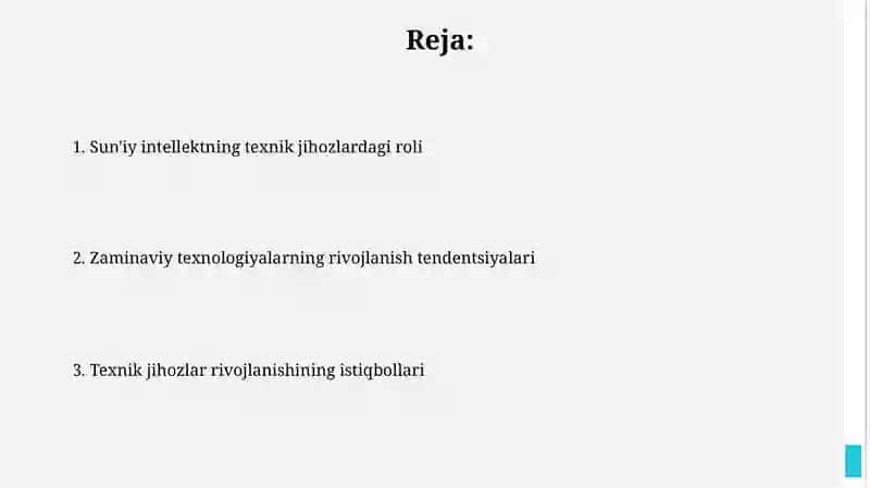 Sun'iy intellekt va texnik jihozlar evolyutsiyasi 2