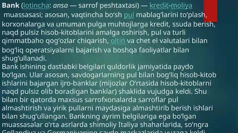 Banklar va Ularning Bozoriqtisodiyotidagi Roli 2