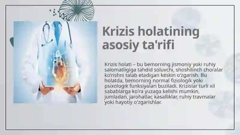Krizis holatining ta'rifi va turlari 2