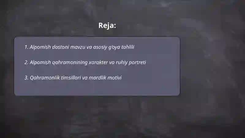 Alpomish dostoni tahlili 2