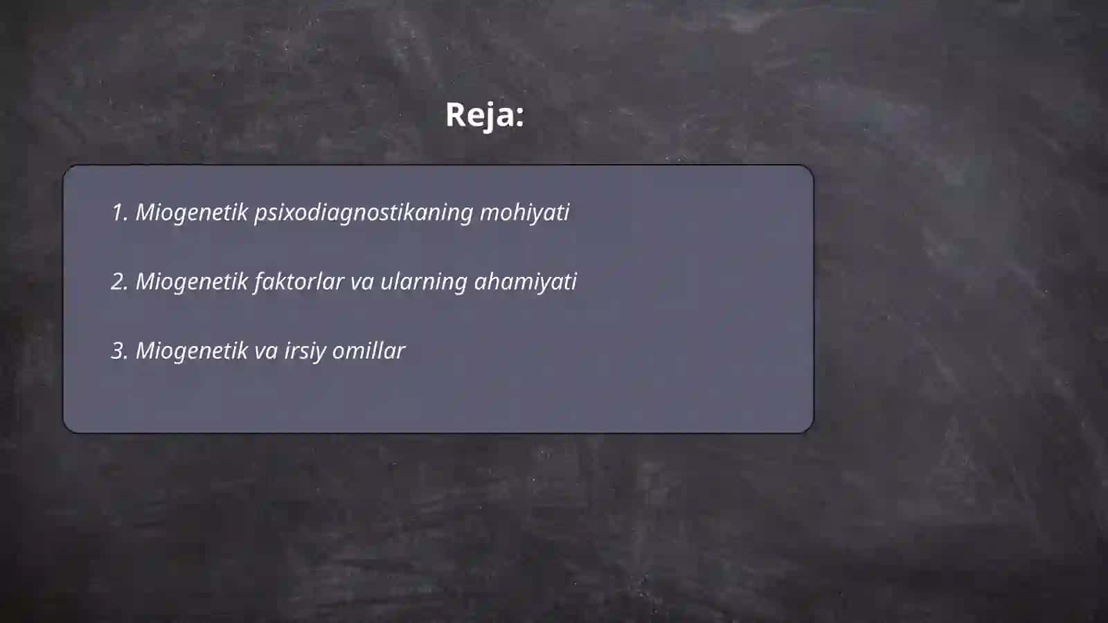 Miogenetik psixodiagnostika metodları 2