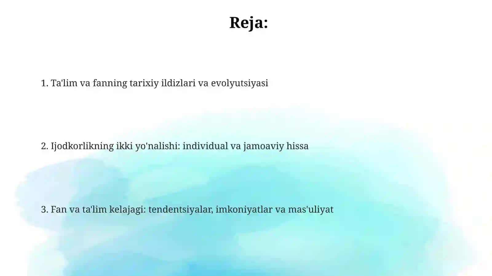 Ta'lim va fanning tarixiy ildizlari va evolyutsiyasi 2