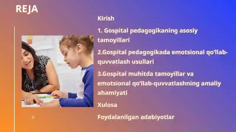 Gospitalpedagogikaning asosiy tamoyillari 2