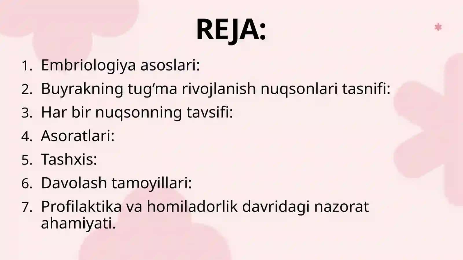 BUYRAK TUG‘MA NUQSONLARI 2