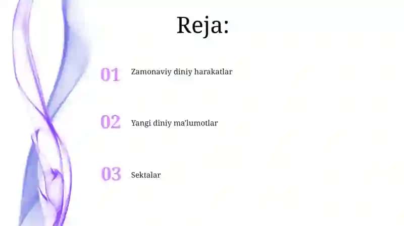 Zamonaviy diniy harakatlar 2