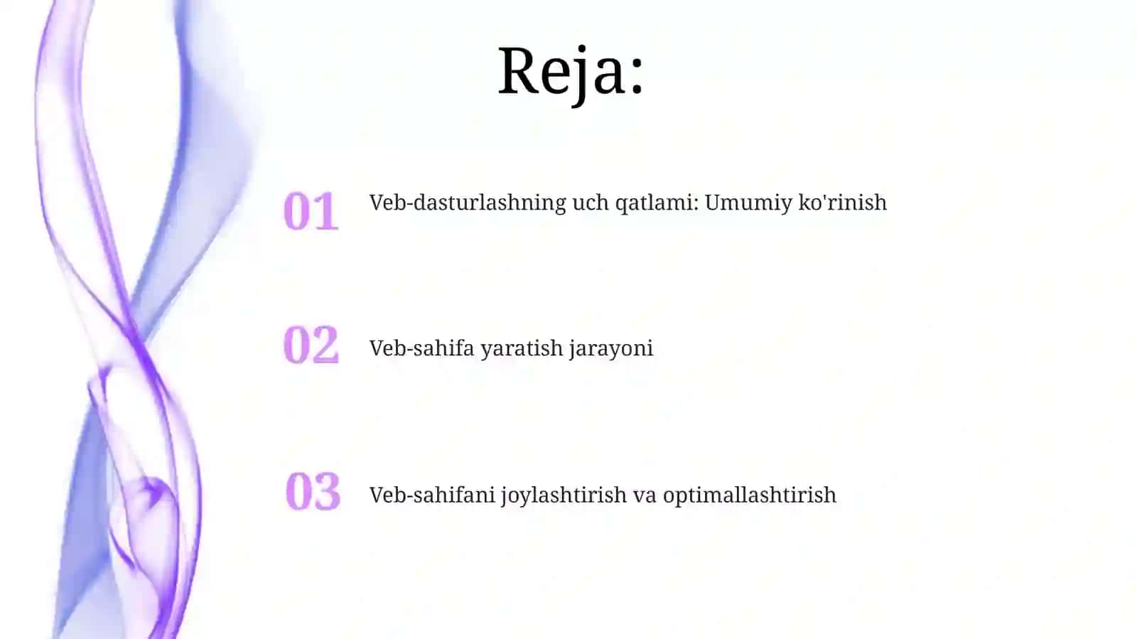 Veb-dasturlashning uch qatlami: Umumiy ko'rinish 2