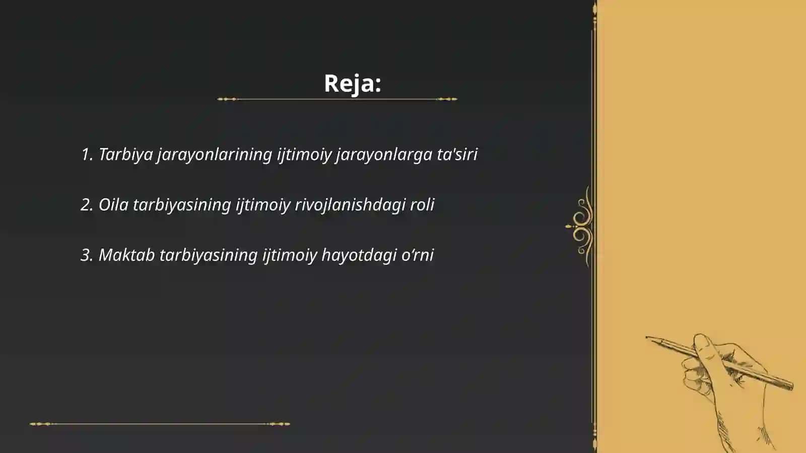 Tarbiya jarayonlarining ijtimoiy jarayonlarga ta'siri 2