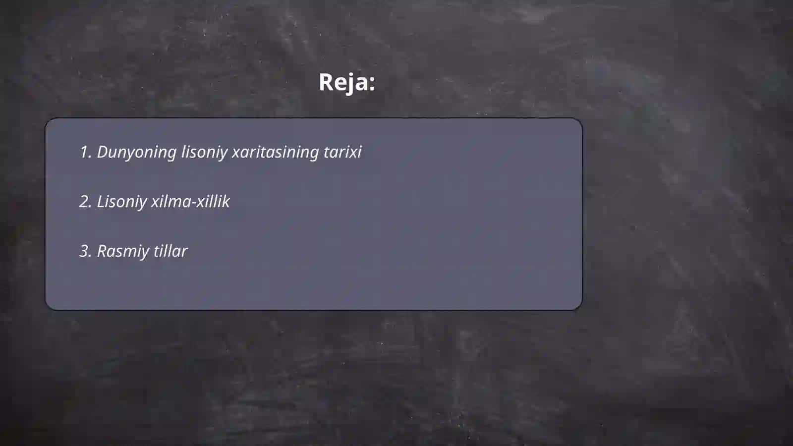 Dunyoning lisoniy xaritasi 2